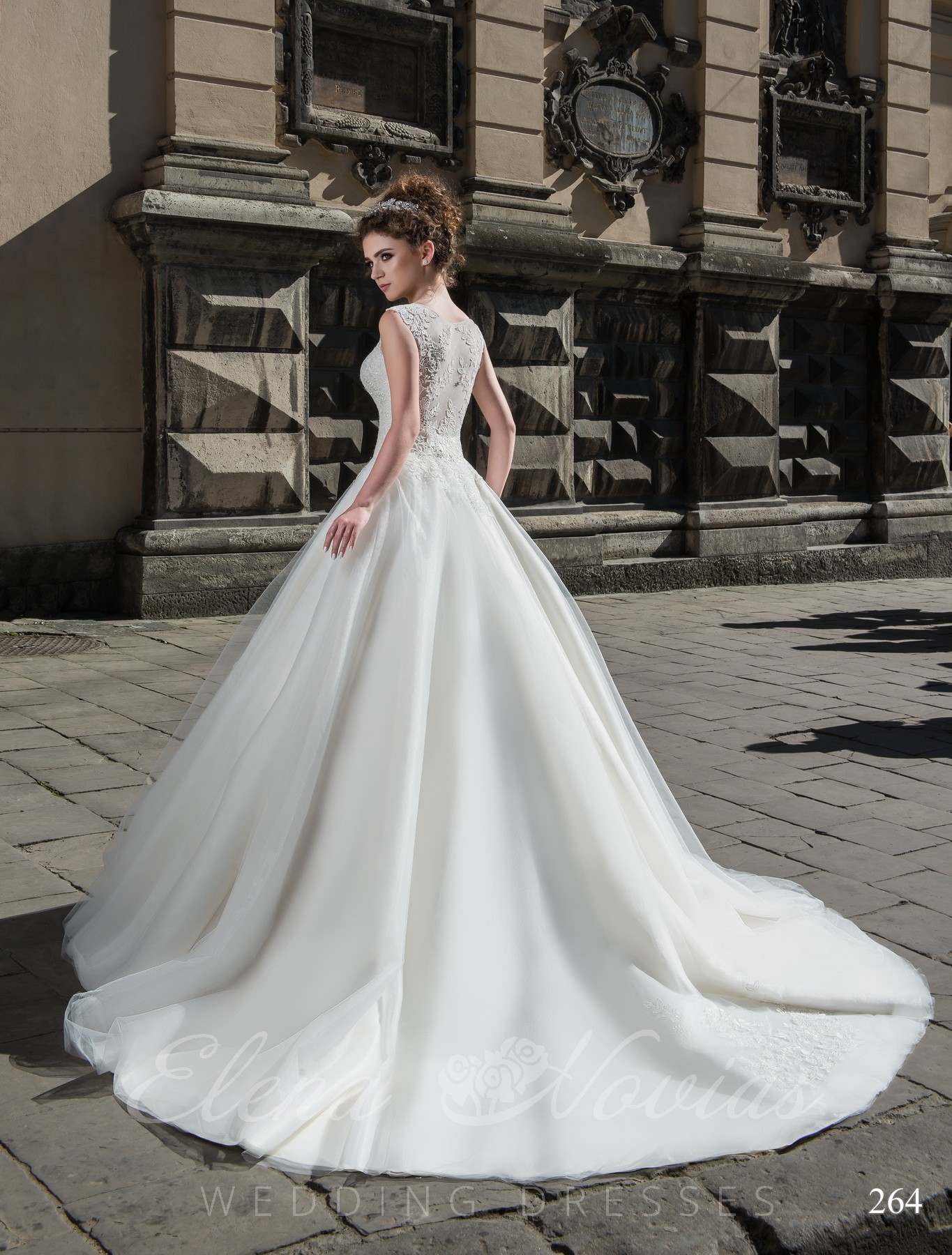 Свадебное платье с корсетом модель 264